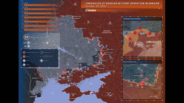 Chronicle of a special military operation for October 29, 2022 - @Rybar