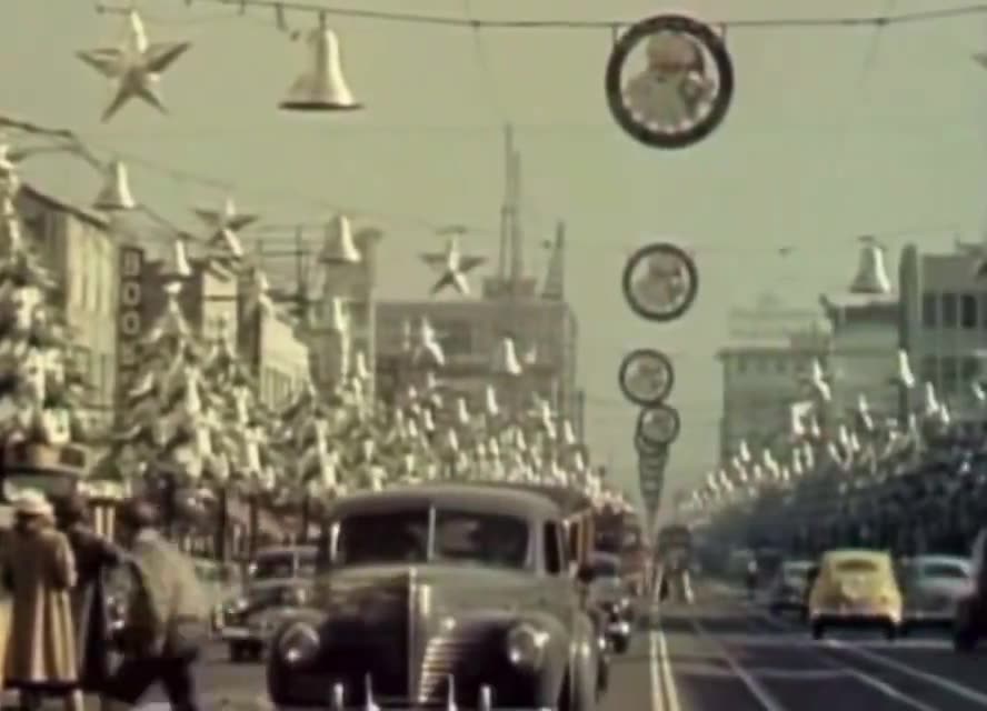 Hollywood Boulevard December, 1948