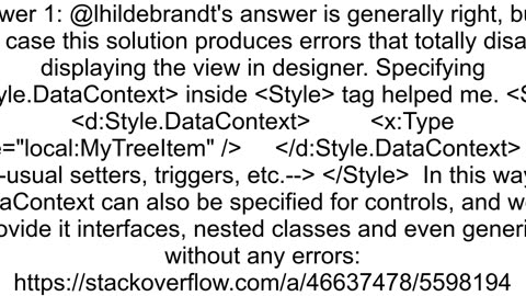 How can i specify a designer datacontext for a style so Resharper finds my properties