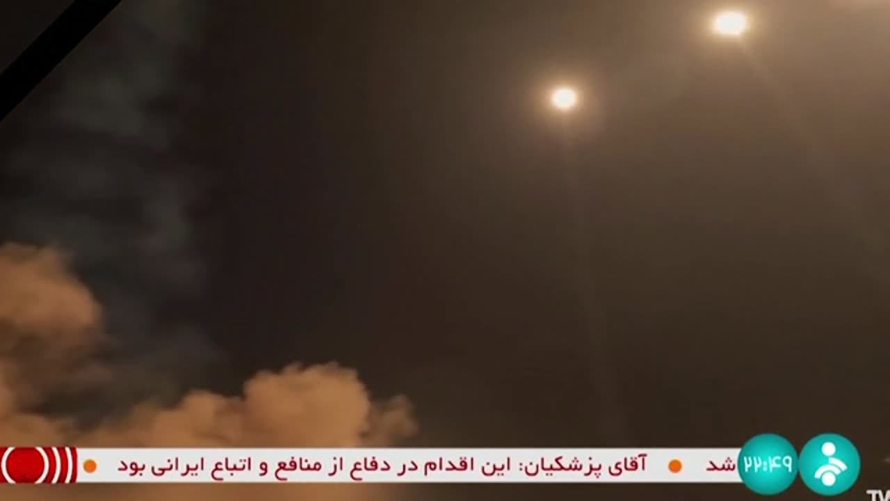 Iran fires missiles at Israel in retaliation for Hezbollah strikes