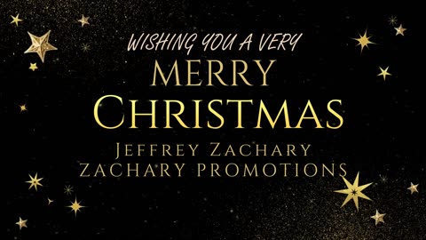 Merry Christmas from Jeffrey Zachary and Zachary Promotions