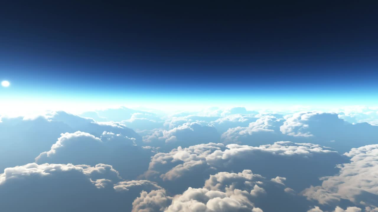 Clouds reaching space