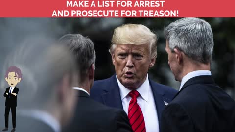 He's Making a list for Arrest