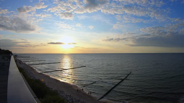 Sunset timelapse at Seaside