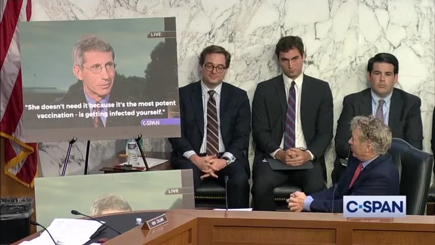 Rand Paul Confronts Fauci With His OWN Words