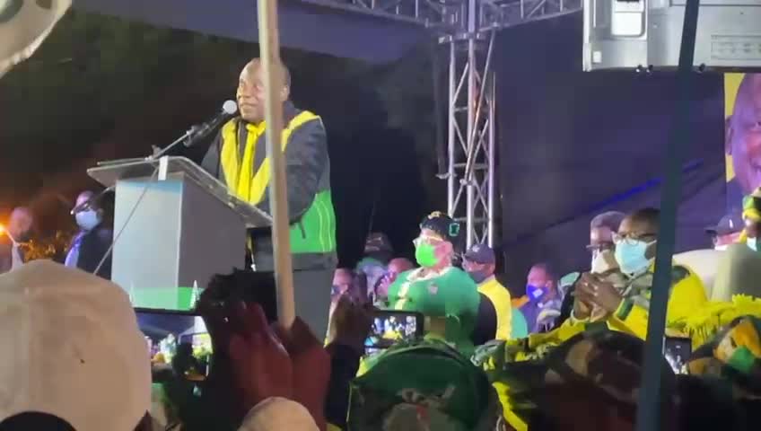 ANC Rally: President Cyril Ramaphosa speaking 2