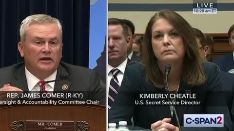 Secret Service Director Kim Cheatle can't answer almost all of Rep. James Comer's questions.