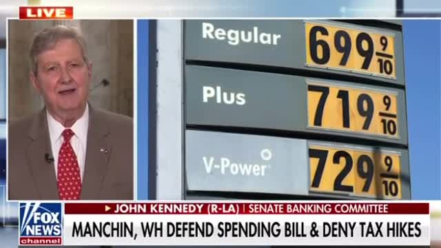 Sen. Kennedy Calls Out Joe Manchin's Bill For Being Another Inflation Agent