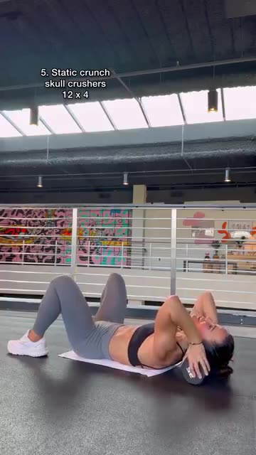 30 minute 5 Exercise Dumbbell Only Upper + Abs Workout #fitness #abs #usa