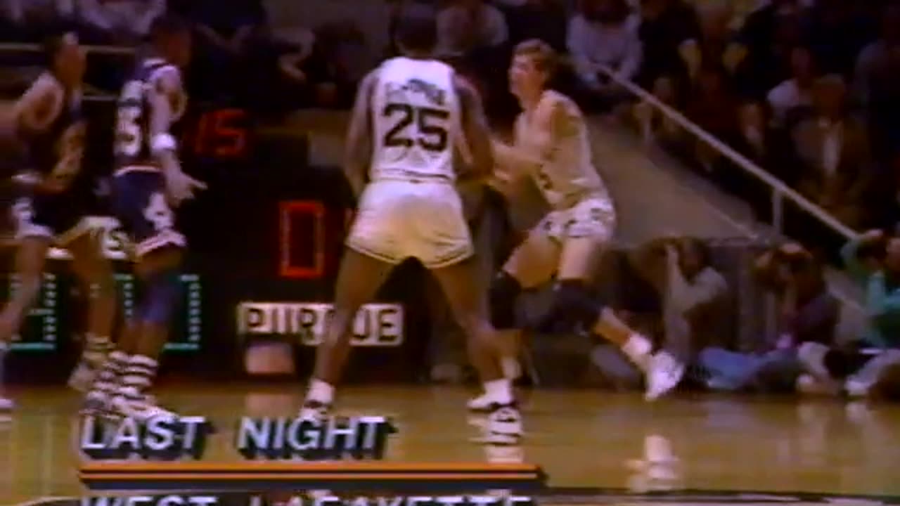 December 9, 1988 - David Barras Recaps Purdue Hoops Win Over #18 UConn
