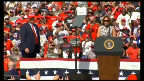 Melania Trump Speaks at the Tampa Bay Florida Rally