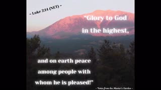 Glory to God in the Highest