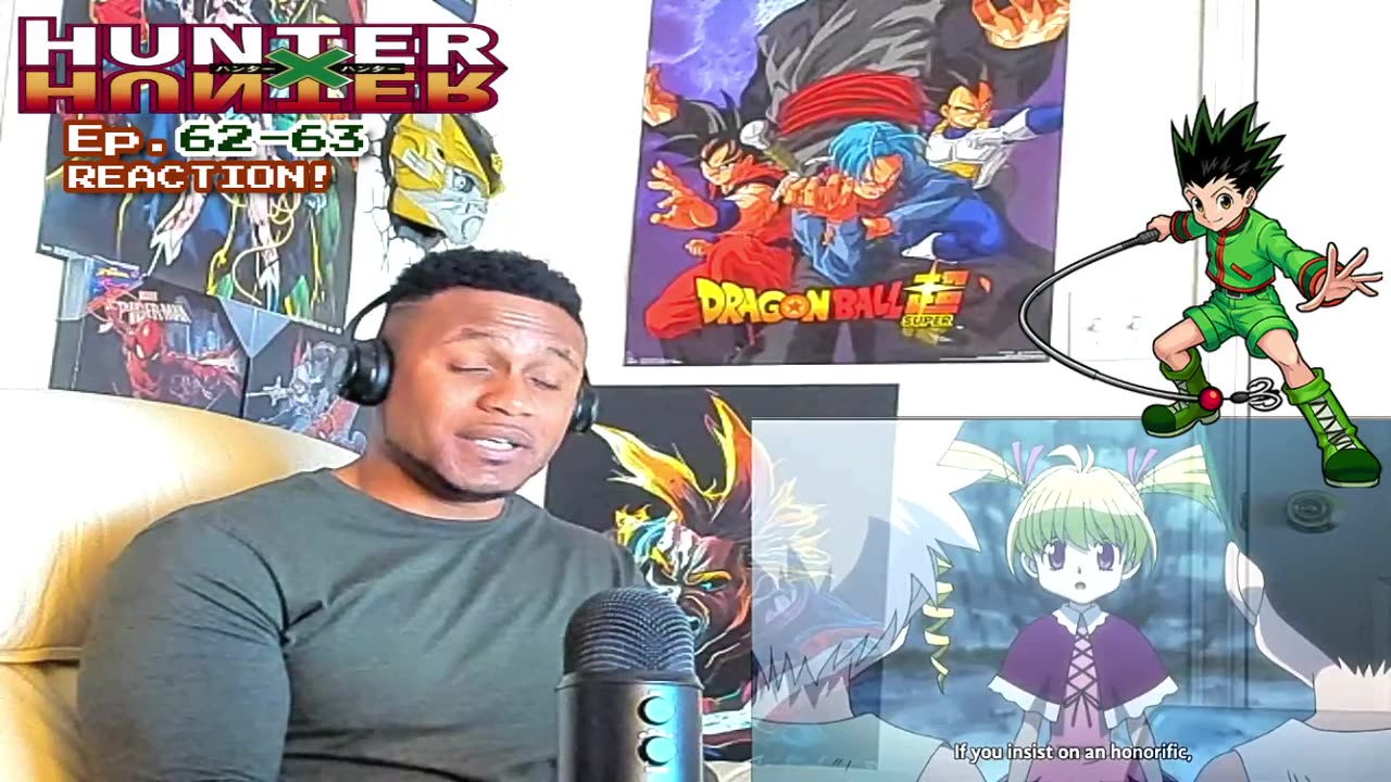 Hunter x Hunter Epsiode 62,63 REACTION "Gon & Killua meets Biscuit
