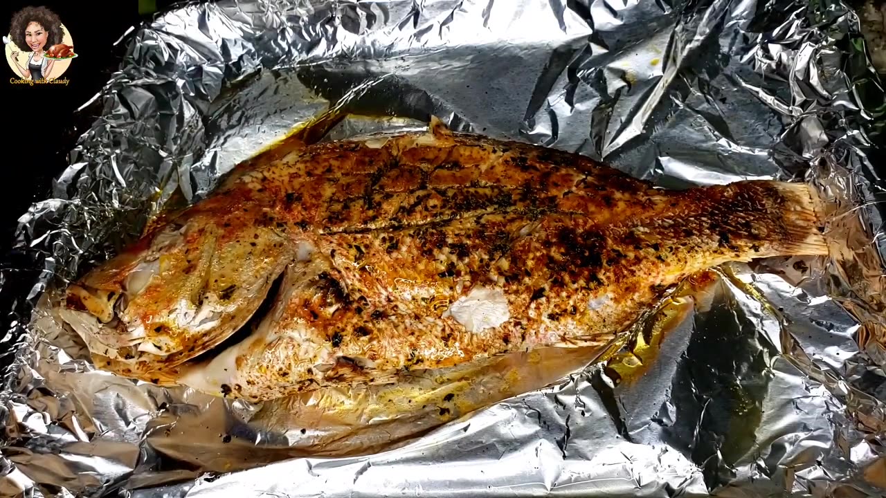 ***Just 3 Ingredients Oven Baked Red Snapper in 5 minutes | Oven Baked Whole Fish***