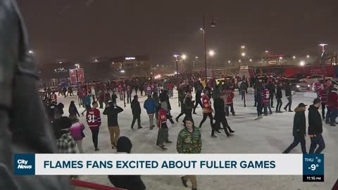 Flames fans excited after capacity restrictions lifted