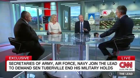 Why did the leaders of Army, Air Force and Navy do a rare joint interview on CNN?