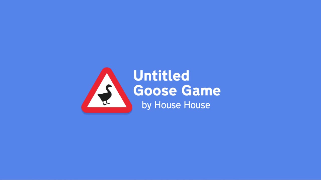 Untitled Goose Game gameplay on computer