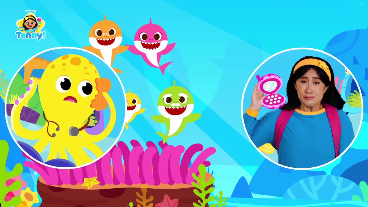 Time to Sing Along Five Little Sharks🦈 and Monkey Banana🐵 | Nursery Rhymes | Hey Tenny!