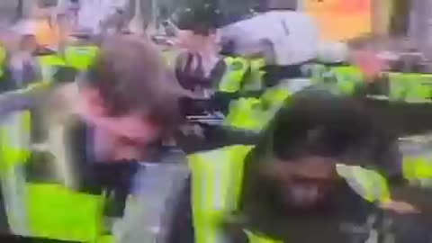 police UK takes down helmets due to vaccine mandate