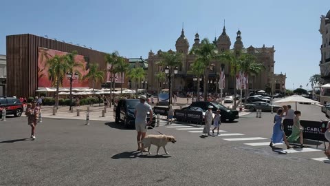 Happening today in Monaco Millionnaire Ladies and Supercars in Monaco 2024 : LuxuryTour 4K