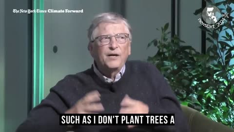 Bill Gates is saying that planting trees to deal with carbon is ridiculous