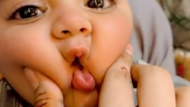 Silent Girl Cute Funny Baby