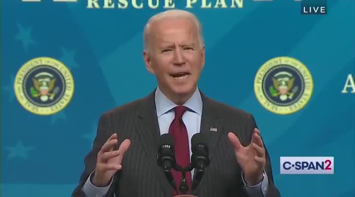 Biden’s Defense Of $1.9T Relief Bill Is Beyond Pathetic