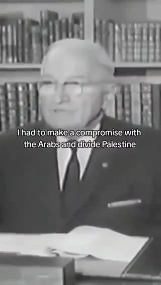 Harry Truman Discussing Palestine 1948