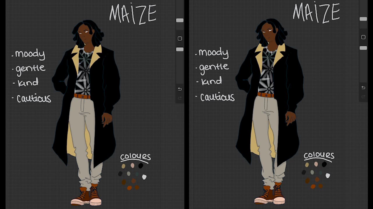 Character design: Maize