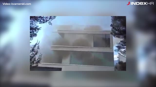 Požar u hotelu u Opatiji