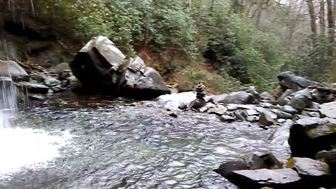 BEHIND GROTTO FALLS