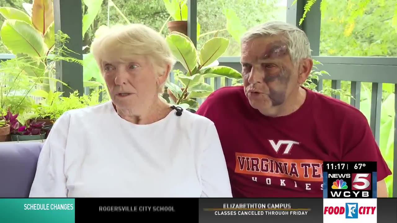 Washington County, Va. couple married for 57 years rescued after home swept away by flood