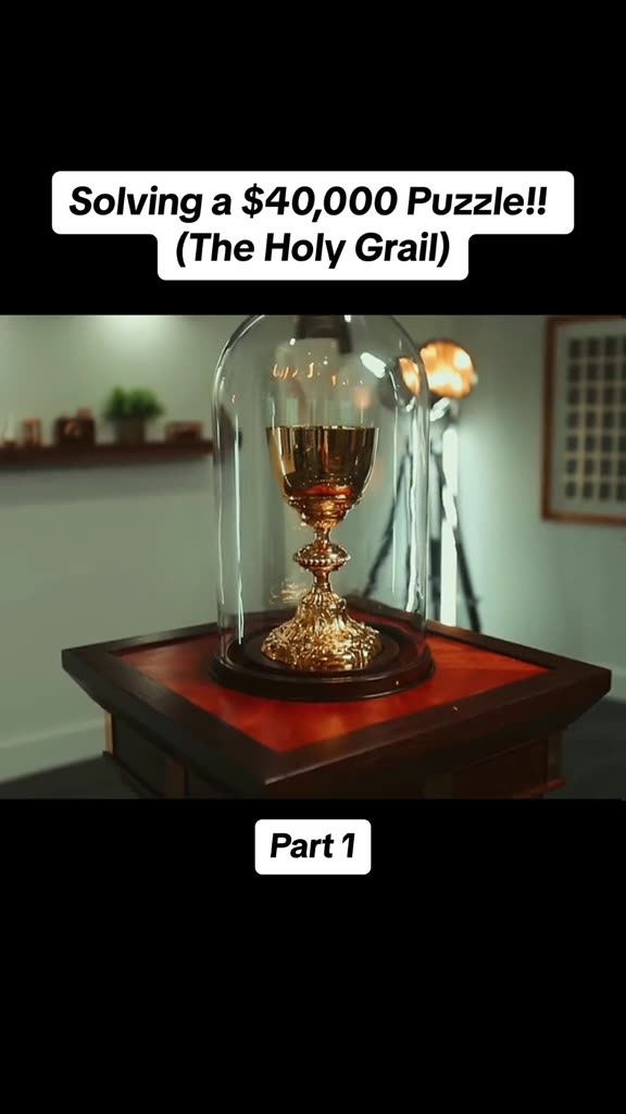 Solving a $40,000 Puzzle!! (The HOLY Grail!) pt1