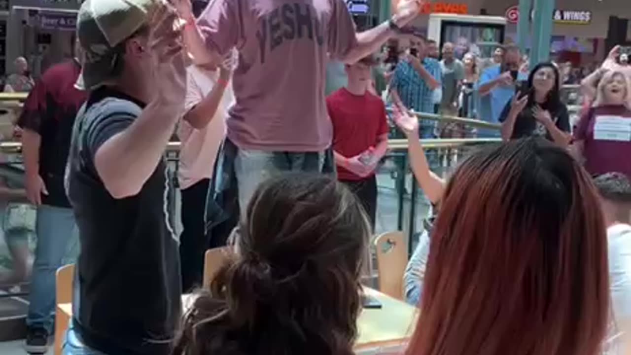 Alive Church flash mob at Woodlands Mall