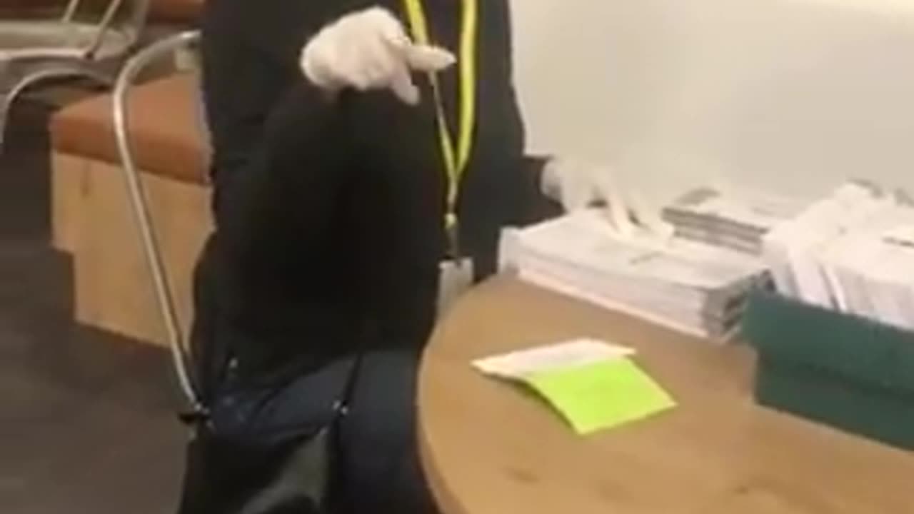 Philadelphia election worker caught on camera illegally counting ballots