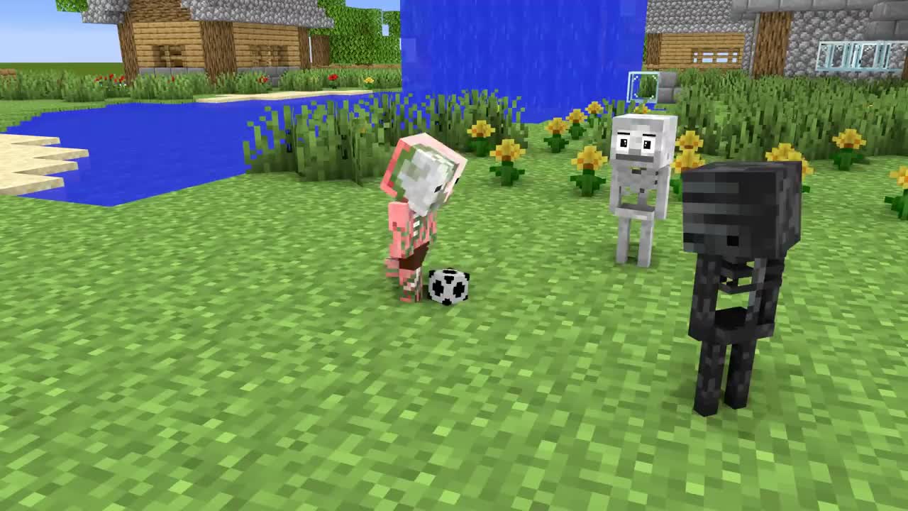 Baby Zombie Can't Walk - Sad Story - Minecraft Animation