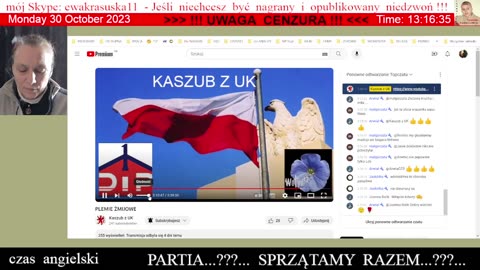 Czy Jasiek z Toronto chce unicestwienia Narodu Polskiego...???... 👮🏻 - 30.10.2023 rok