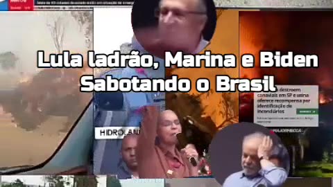 Sabotando o Brasil: Lula ladrão, Marina e Biden usando o MST e presos fugitivos para incendiar o Brasil para impor a agenda climática do Biden. Enquanto o STF destrói às leis,cada um faz um parte.