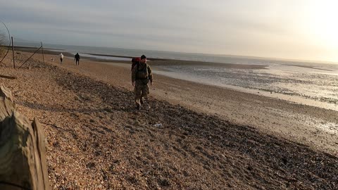 Test footage. Before filming .on beach.