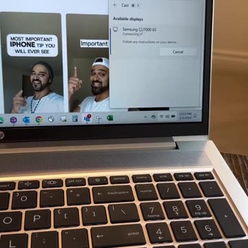 How to connect your laptop wirelessly on your TV
