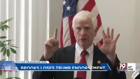 President Trump rescinds his endorsement of Mo Brooks of Alabama.