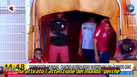 24 HORAS: "Scatta l'allarme per la morte di 4 calciatori negli ultimi giorni"