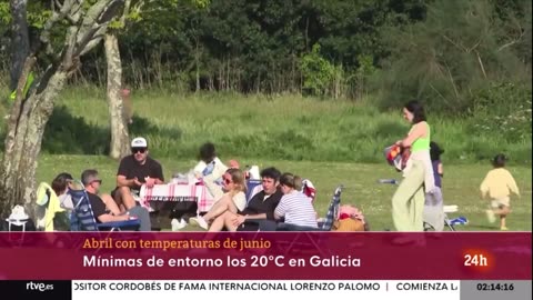 TVE emite un reportaje sobre el cambio climático.