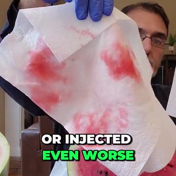 how to spot a chemically injected watermelon