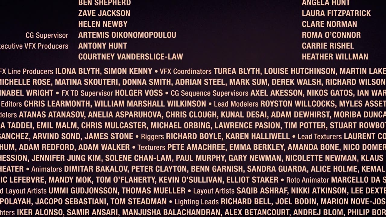 JOHN CARTER CREDITS