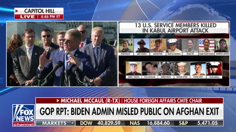 House GOP holds press conference after release of report into Afghanistan withdrawal
