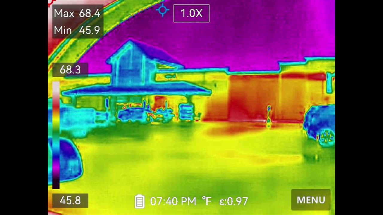 hikmicro pocket 2 thermal pics comparing the different color pallets