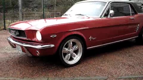 1966 Ford Mustang Coupe Monster 302 V8 Quad Exhaust with Open Close Valve