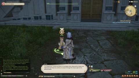 FFXIV Endwalker MSQ 10-Hitting the Books