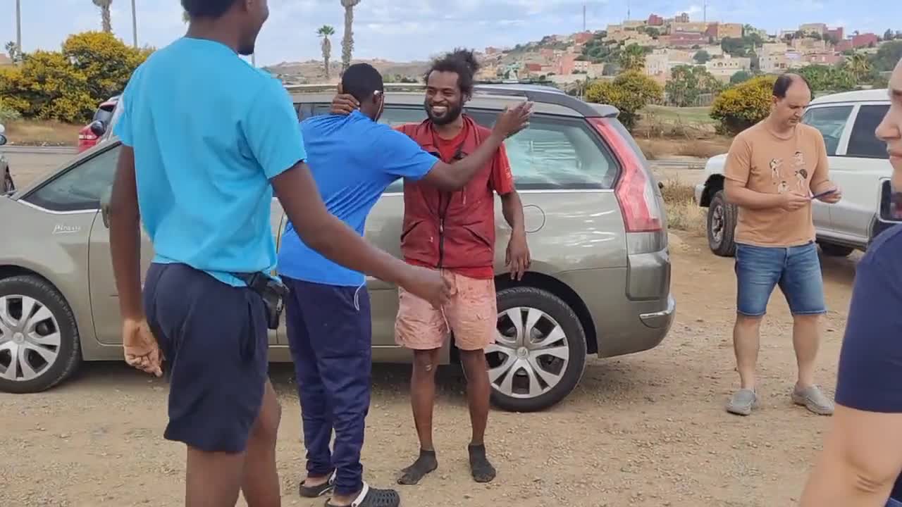 SPAIN: Migrants Arrive at CETI and are Welcomed By Their Fellow Illegals